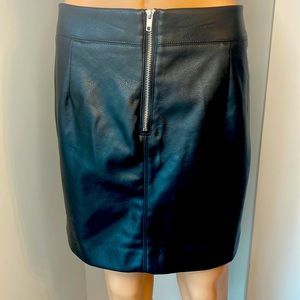 H&M Faux Leather Skirt size 14
